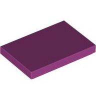 Lego destička 2x3, purpurová (6292373, 6468041)